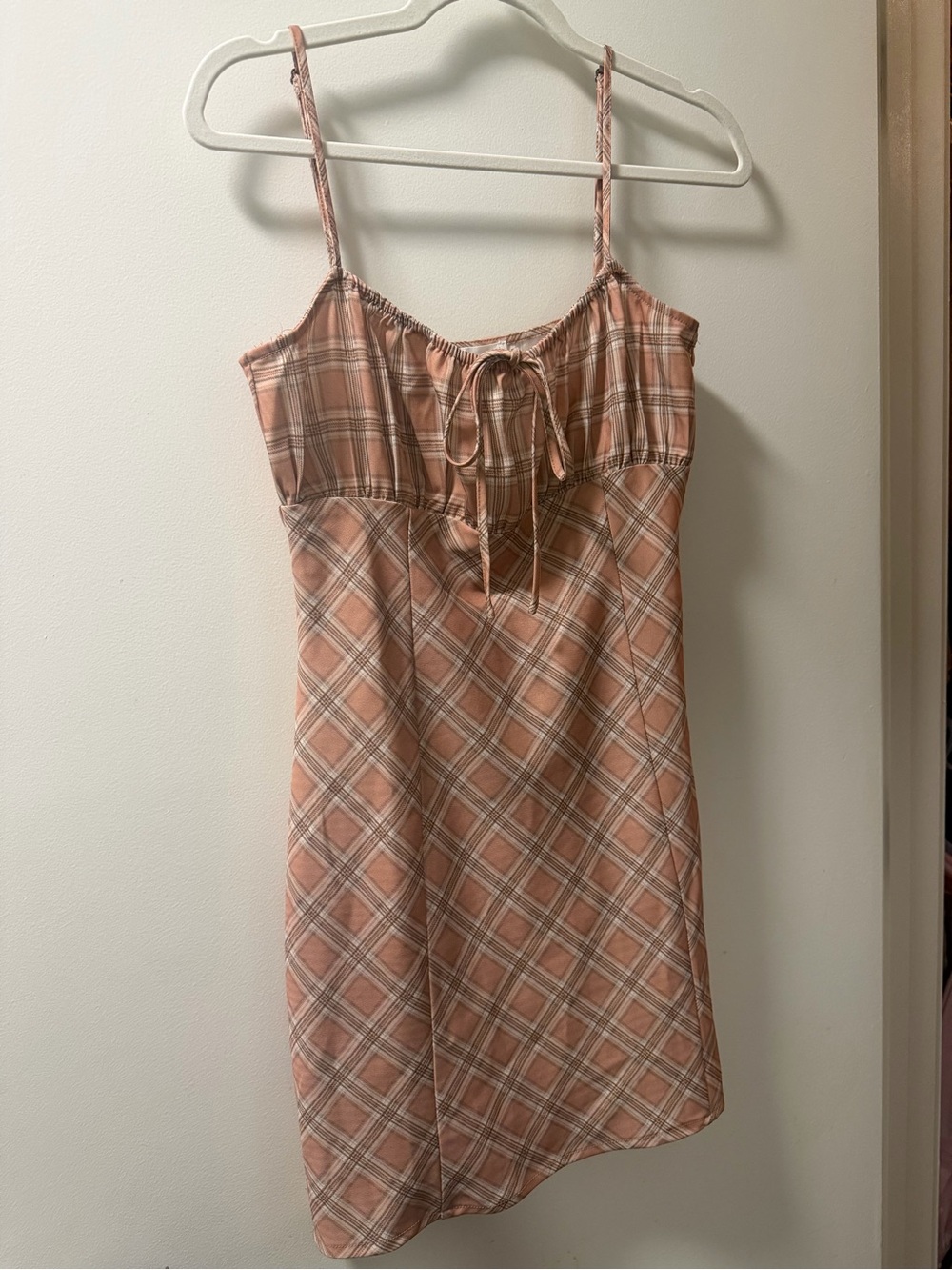 Le Lis Plaid Mini Dress